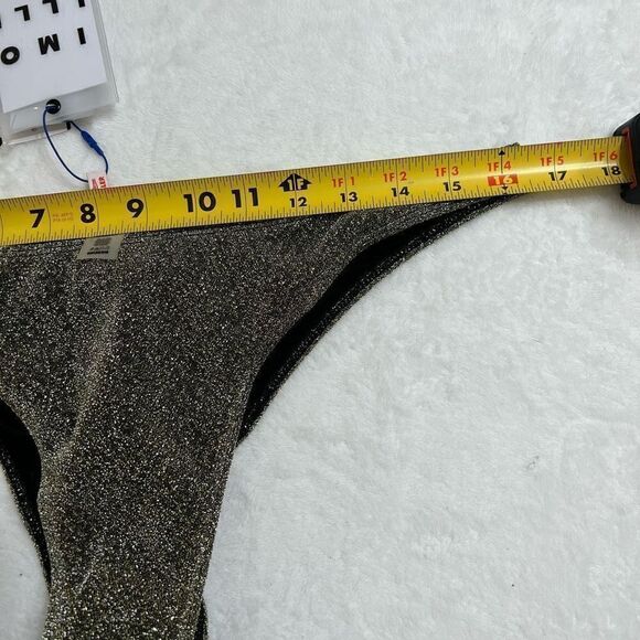 Simon Miller Shiny Gold and Silver Bikini Bottoms NWT Large - Picture 6 of 7